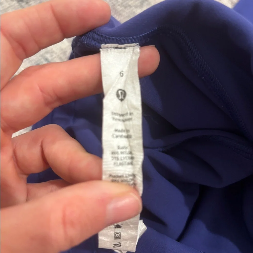 Lululemon Swift Speed HighRise Tight 28” SZ 6 Brushed Luxtreme Larkspur Like new - Picture 8 of 13